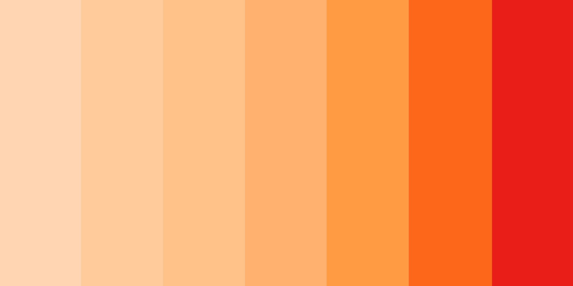 cores de laranja