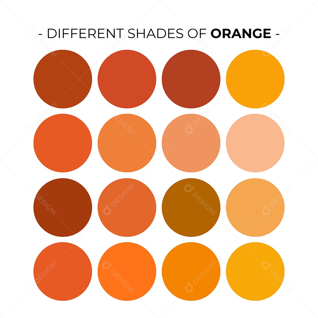 paleta de cores vibrantes