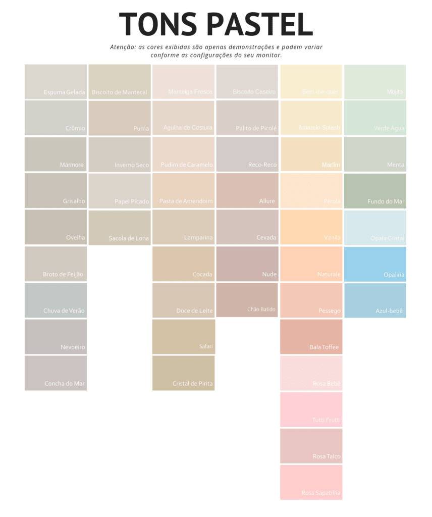 erros comuns ao usar tons pastel