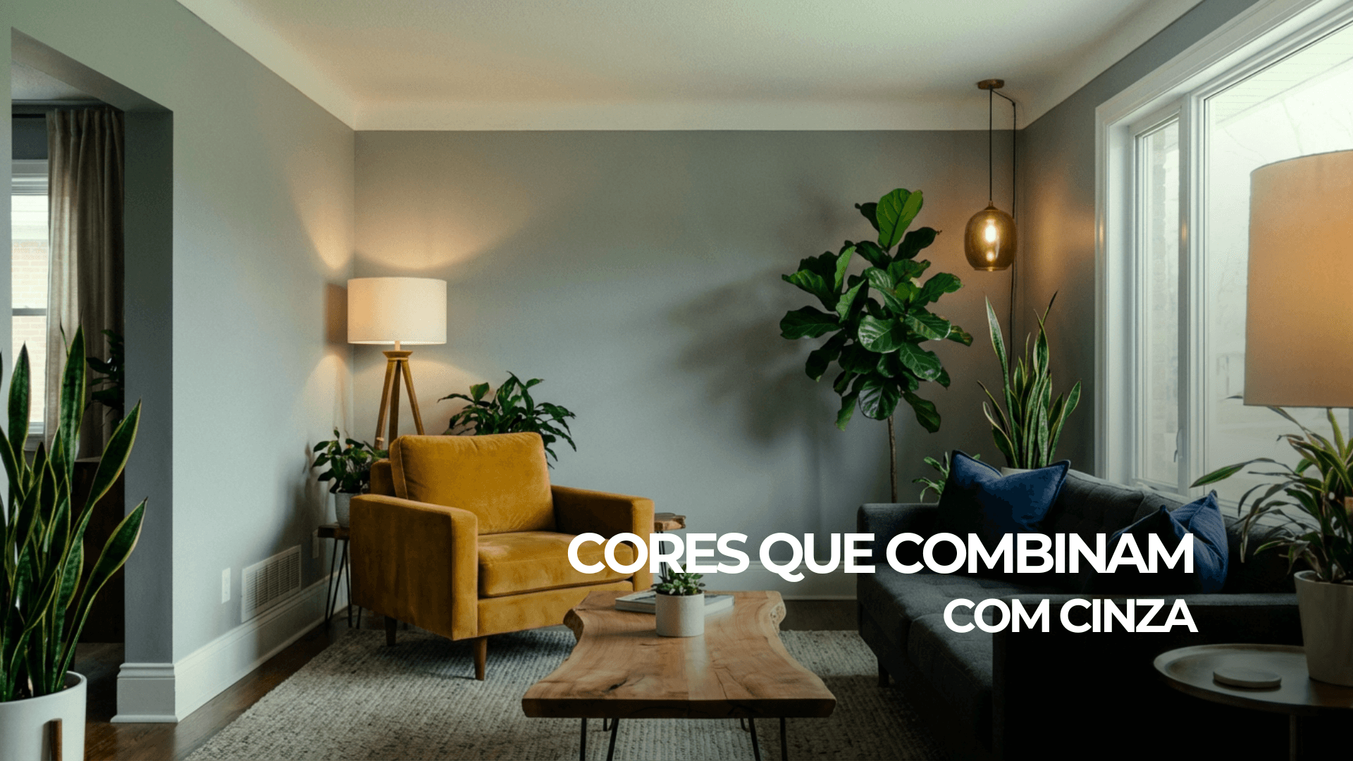 cores que combinam com cinza na decoração
