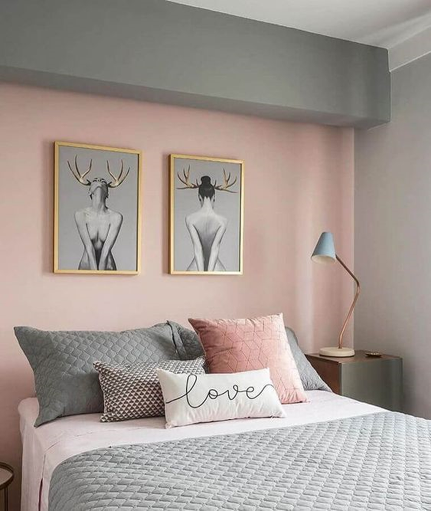 cores que combinam com cinza e rosa