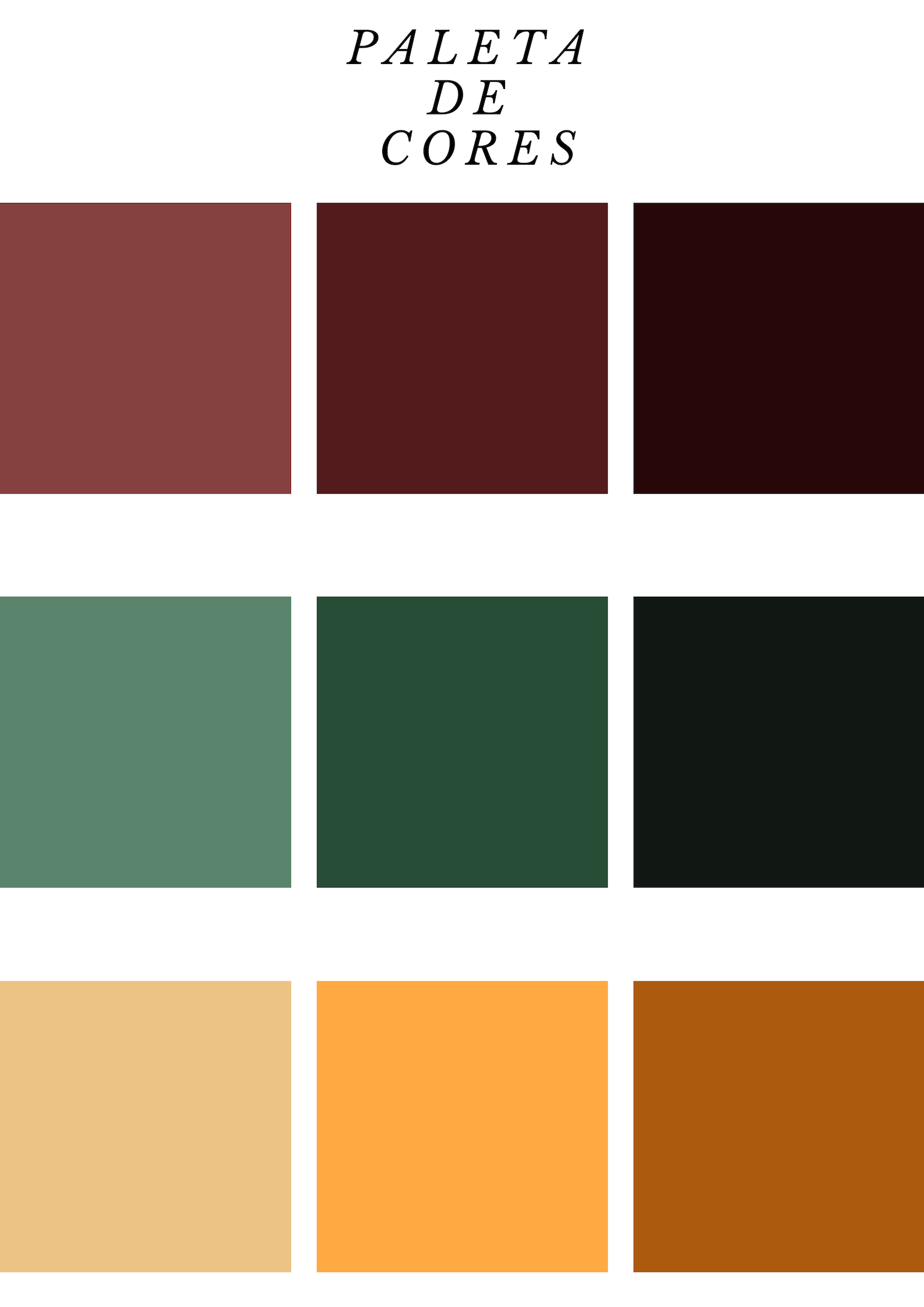 paleta de cores outono inverno tons terrosos