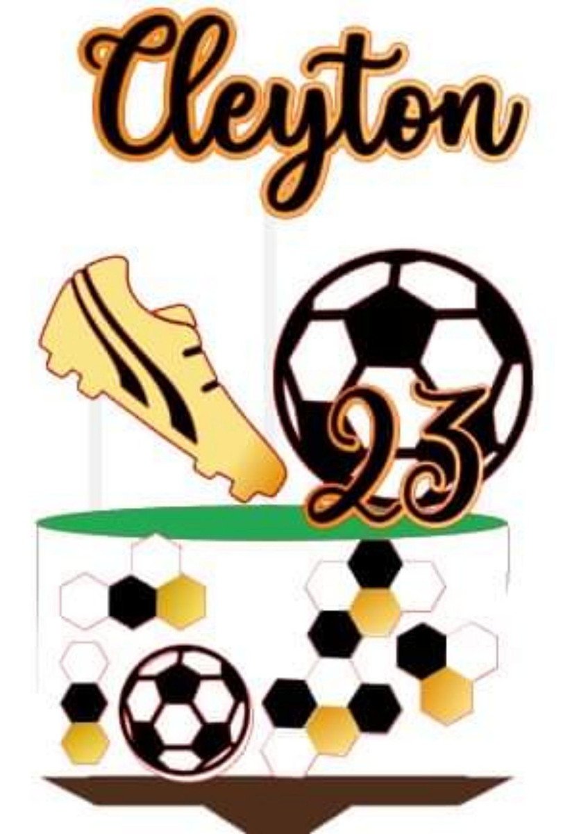 papel para imprimir topo de bolo futebol