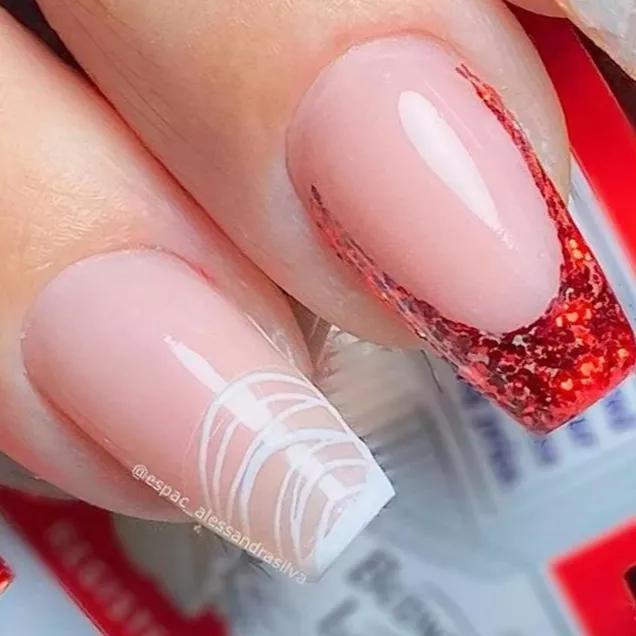 unhas fibra decoradas versus gel decoradas