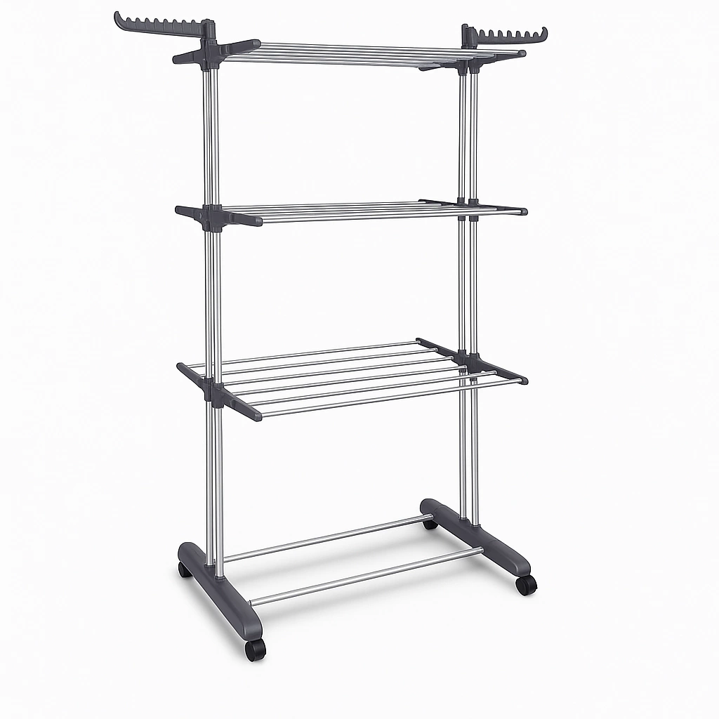 Dicas de organização: Maximizando o uso do seu varal de 3 andares