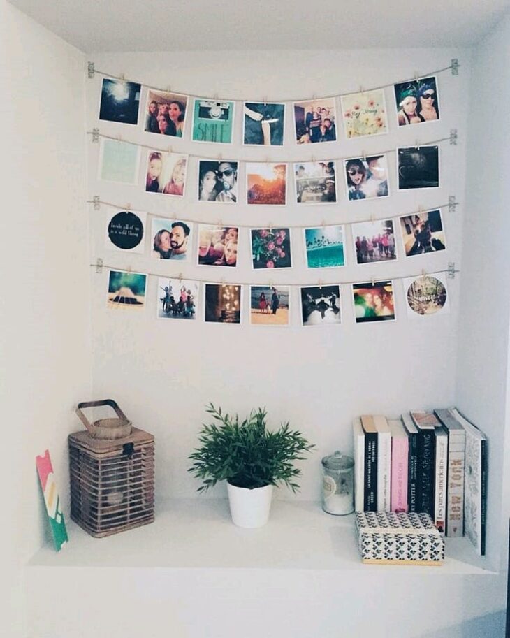 como escolher as melhores fotos para varal de aniversário