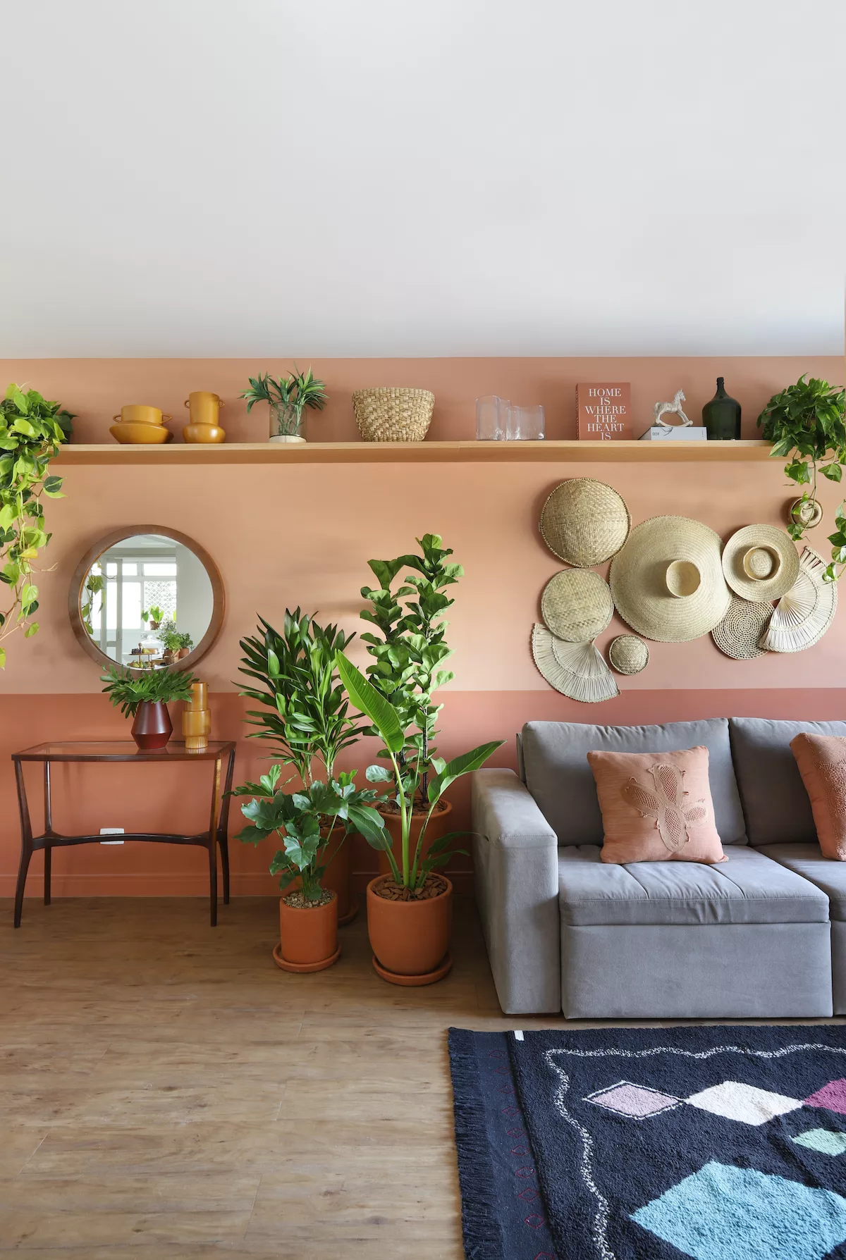 decoração varanda meia parede