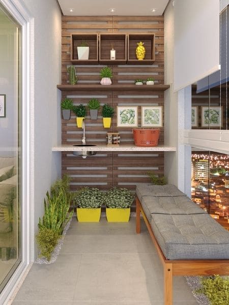 Varanda Gourmet Pequena: Maximizando o Espaço com Estilo