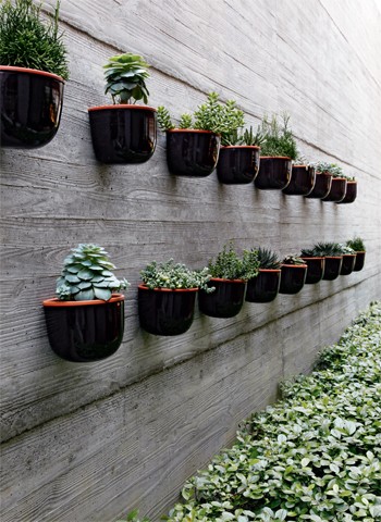 vaso de plástico para jardim vertical