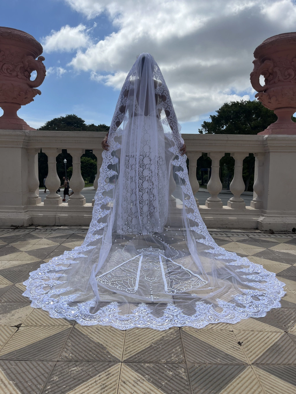 Véu de noiva para casamento civil