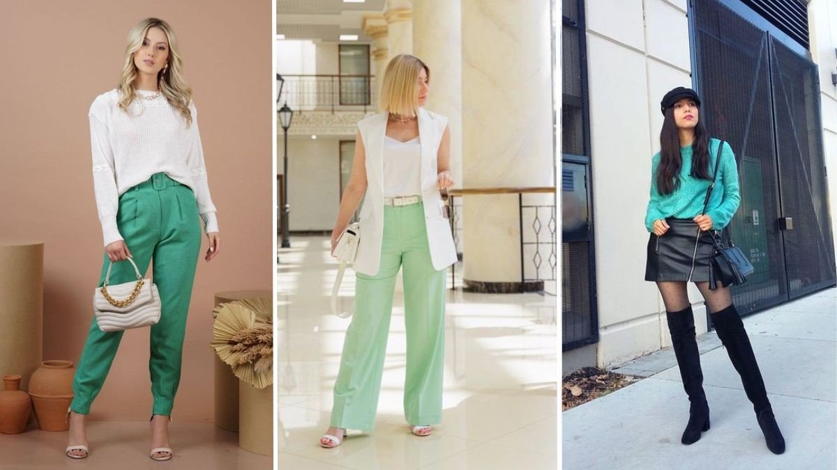 ideias de decoração com verde agua para sala