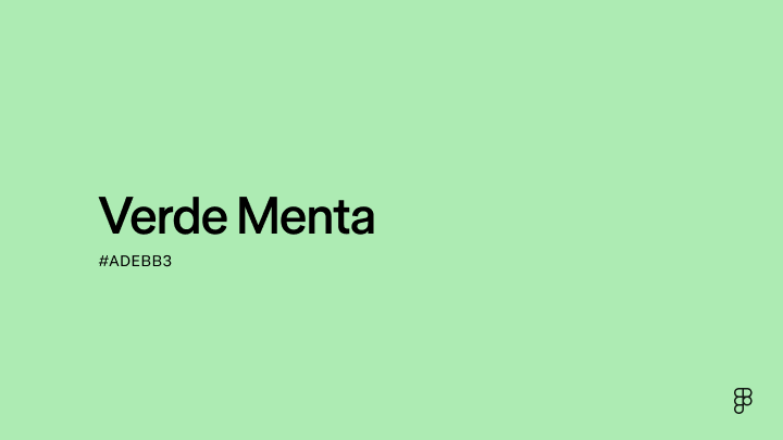 verde hortelã