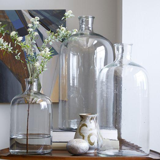 vaso de vidro grande versus vaso de cerâmica qual escolher