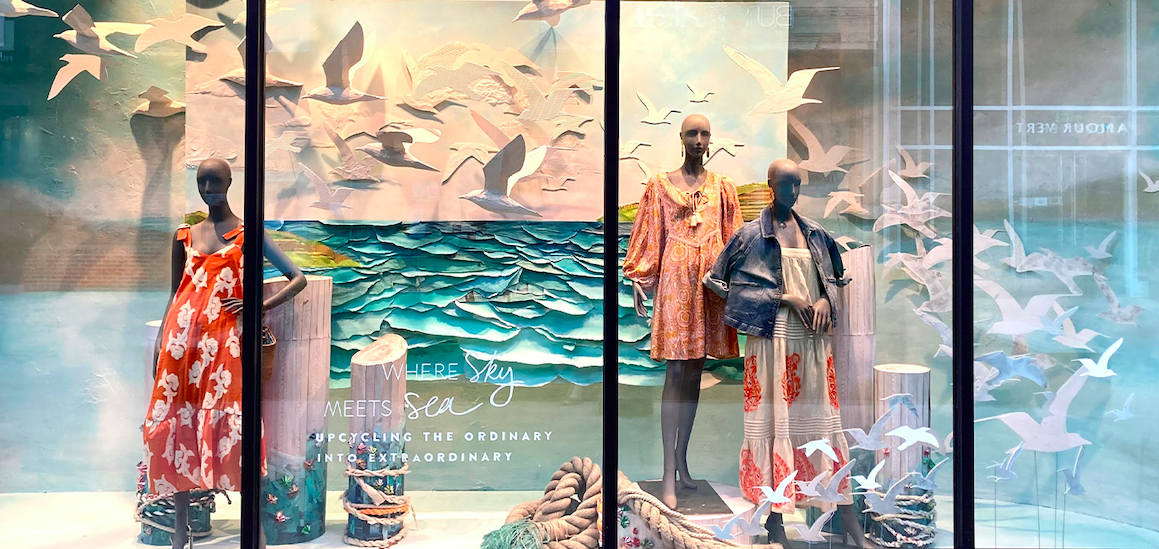 ideias de vitrine de loja criativa