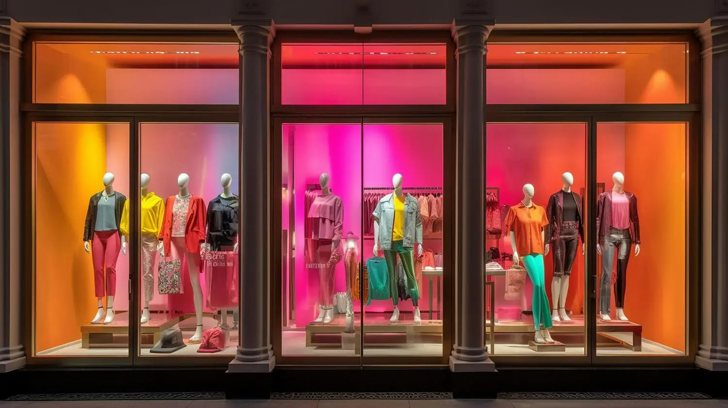 vitrine de loja vs vitrine virtual