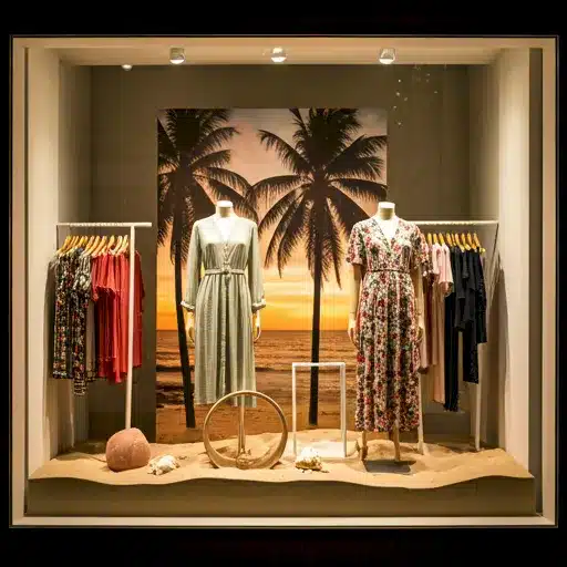 vitrine de loja para joalheria