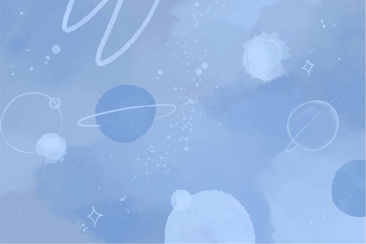 aesthetic blue wallpaper android