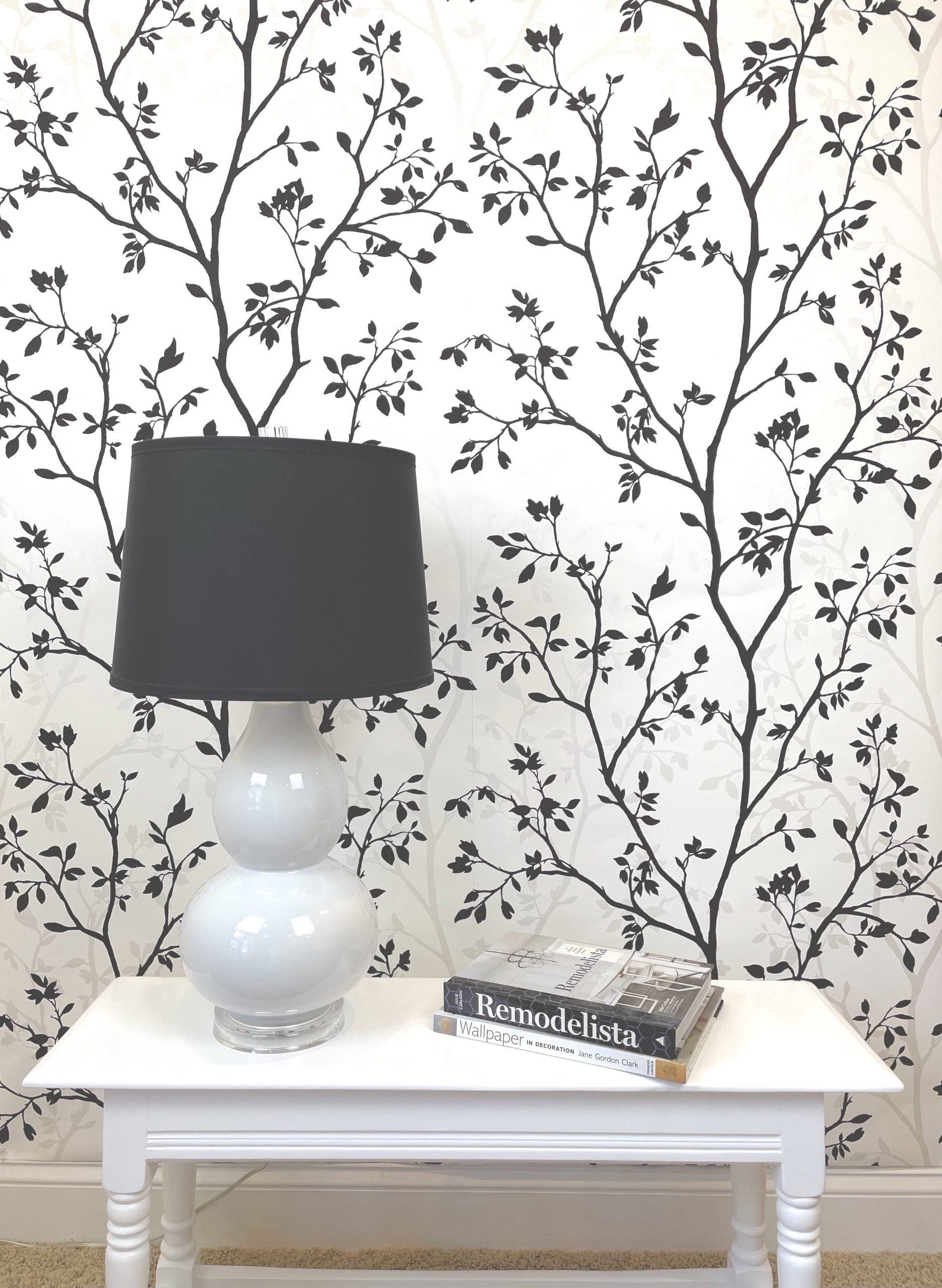 papel de parede preto e branco vs papel de parede colorido