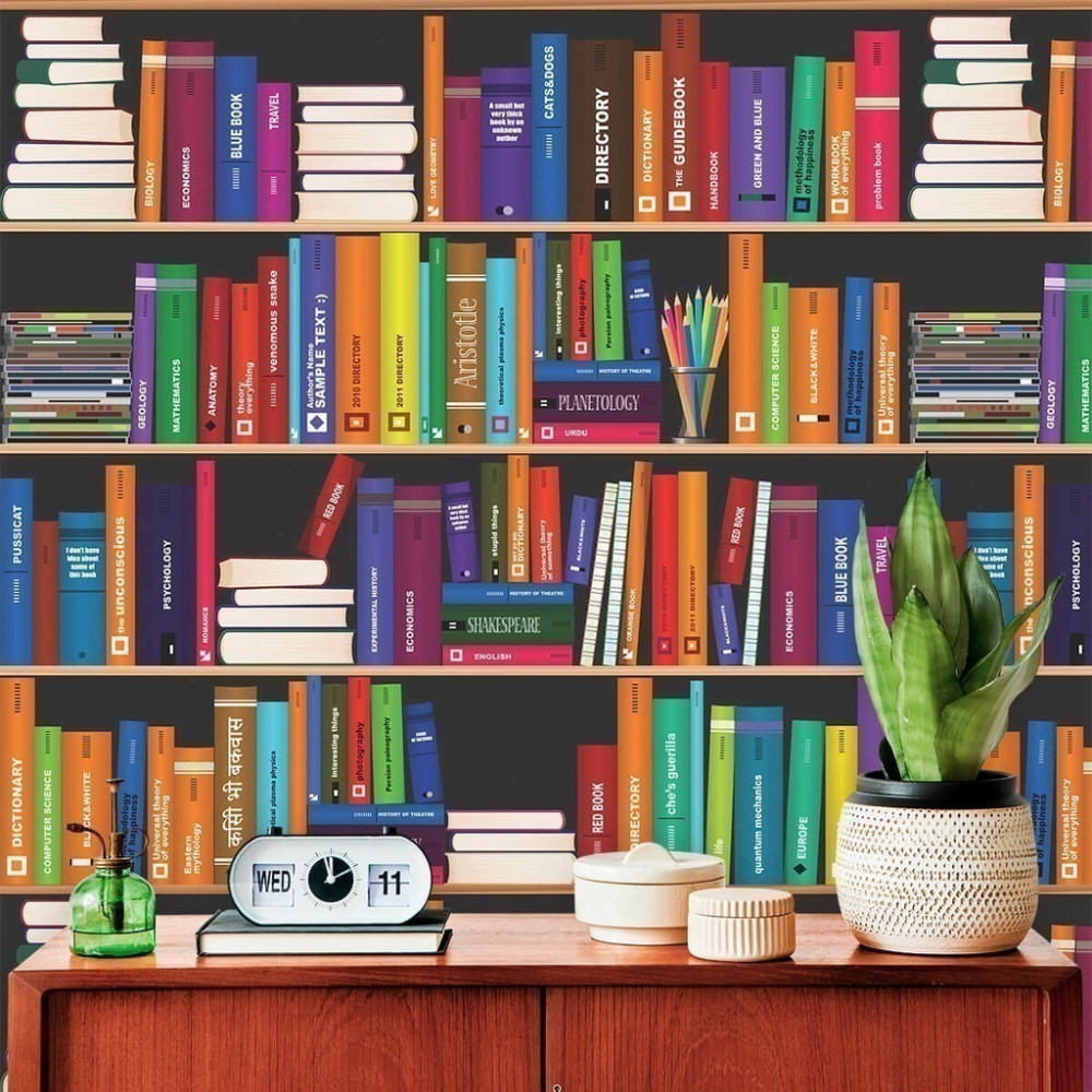 papel de parede livros hd