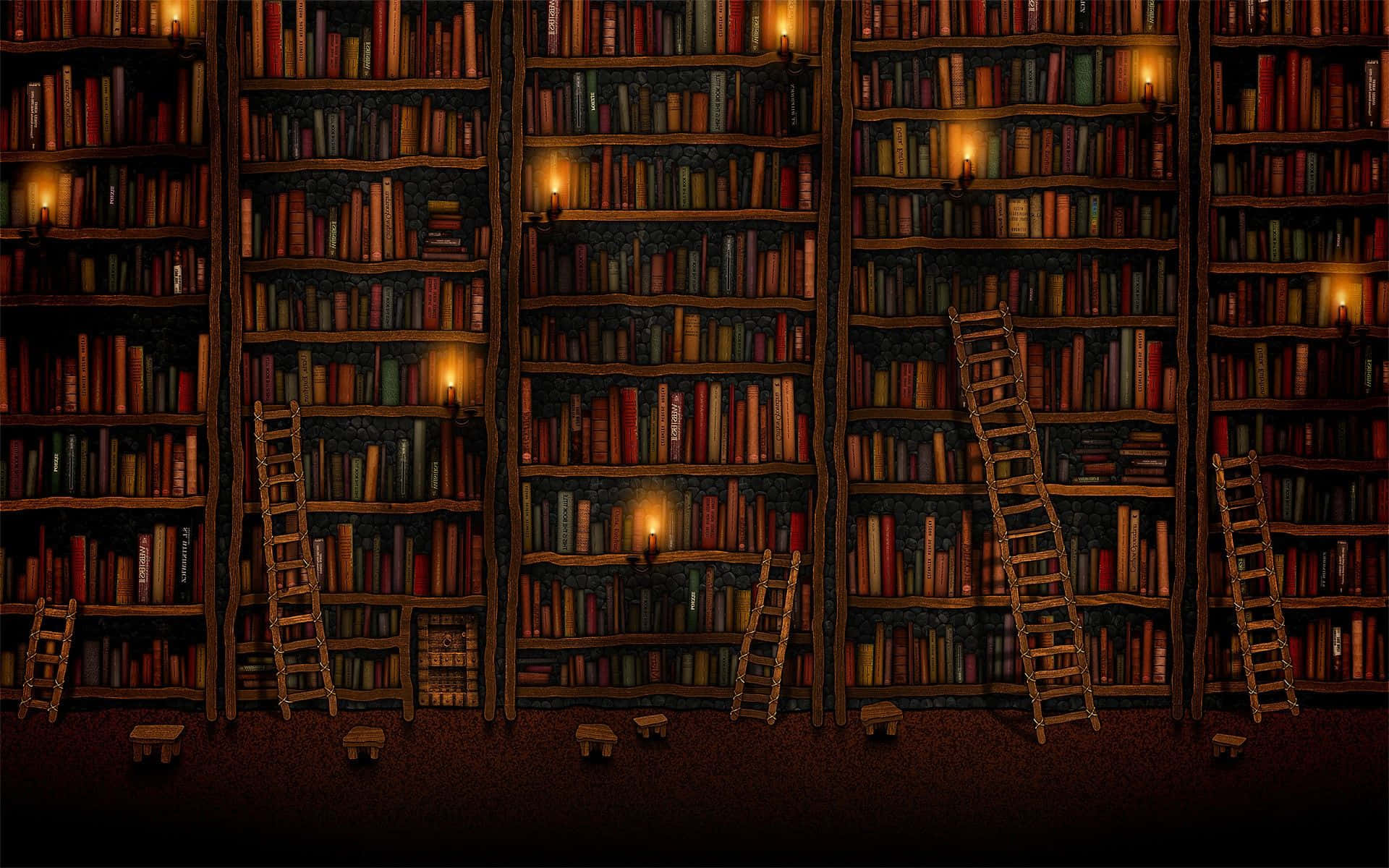 wallpaper biblioteca