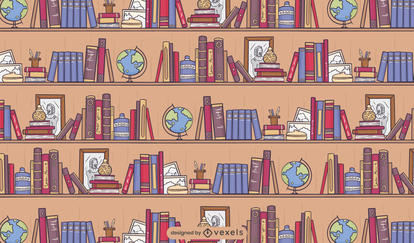 wallpaper biblioteca