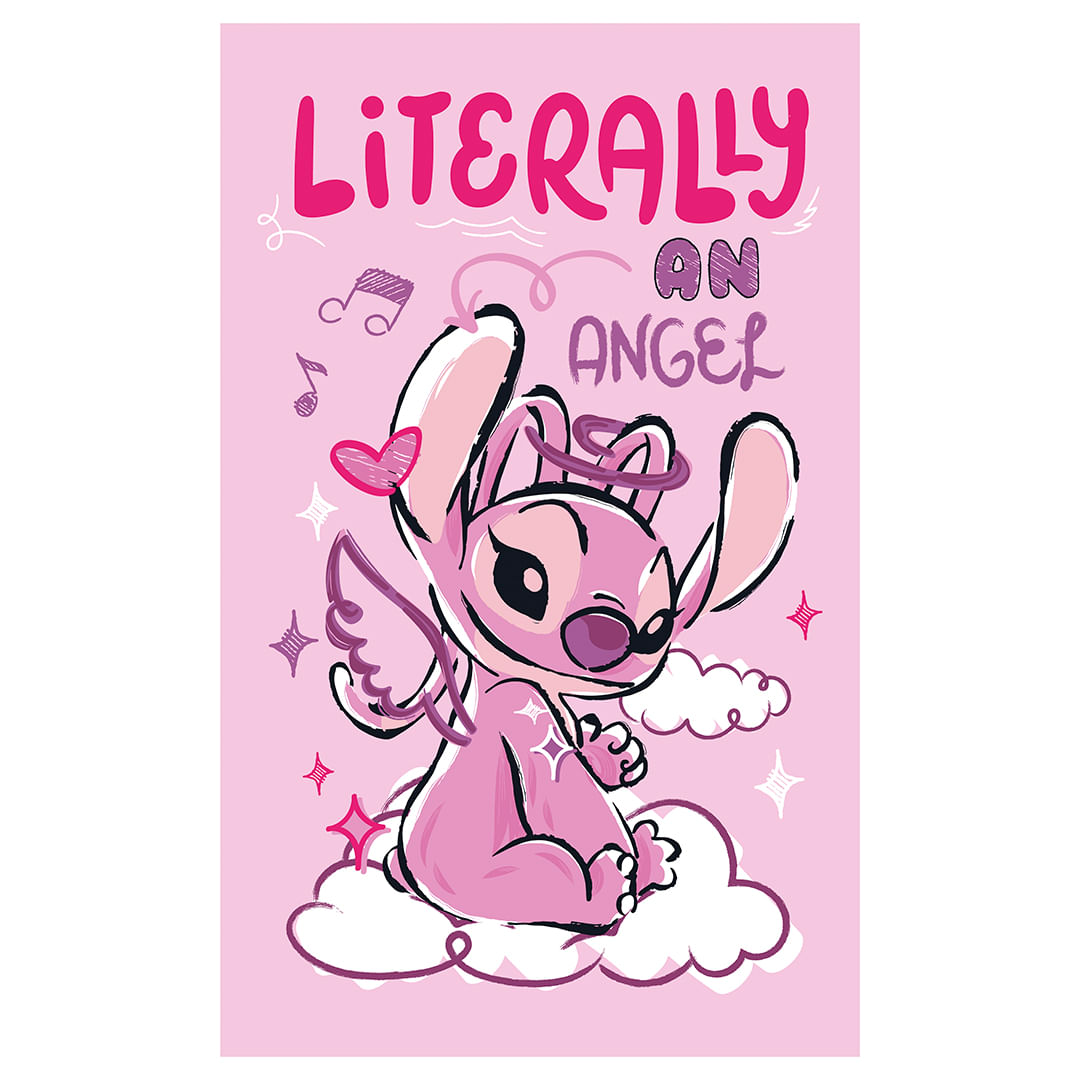 stitch rosa wallpaper minimalista