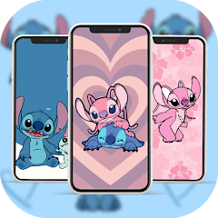 stitch rosa wallpaper android