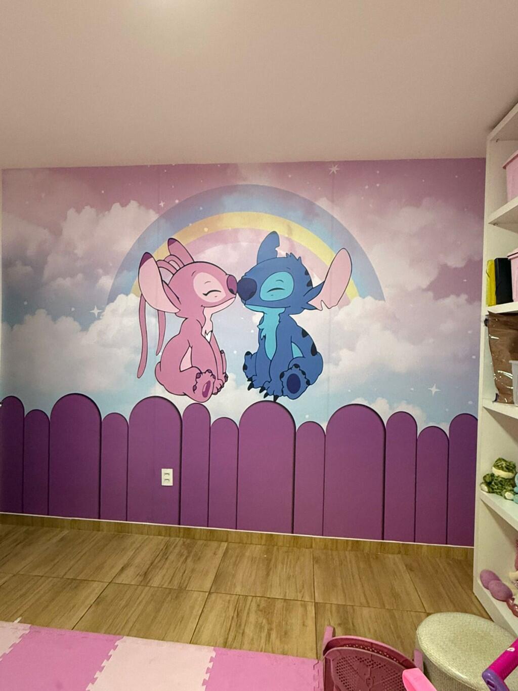 stitch rosa wallpaper 4k