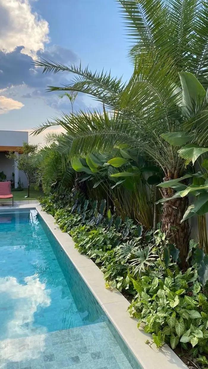 paisagismo funcional piscina