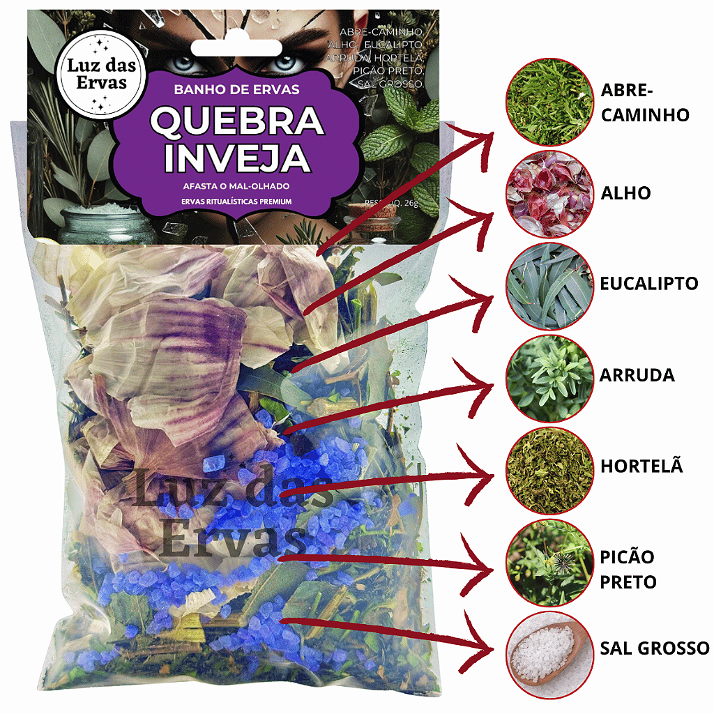 banho de ervas para inveja