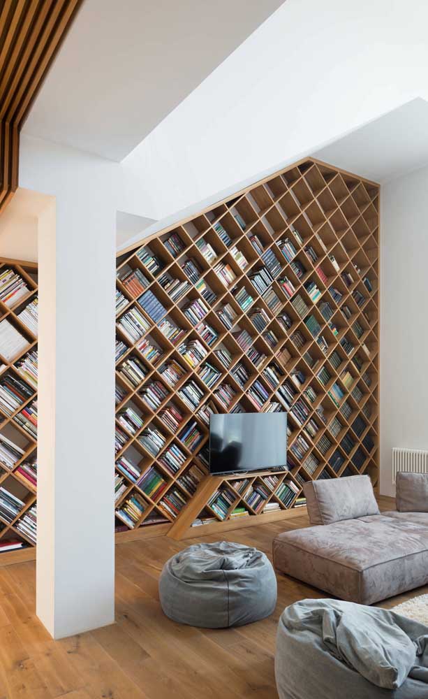 ideias criativas para biblioteca