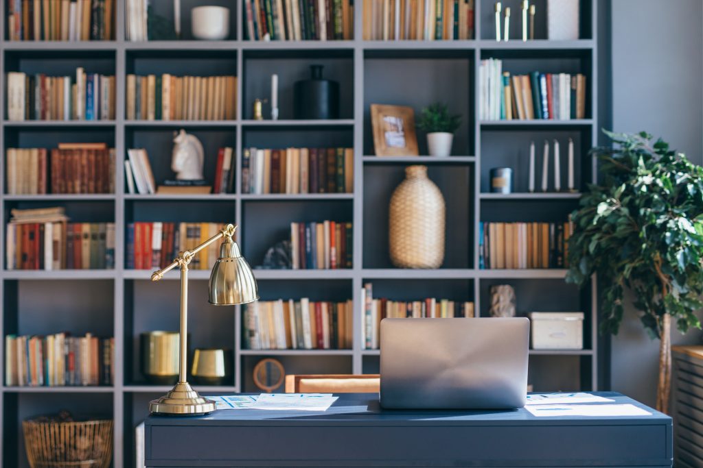 decoração com livros