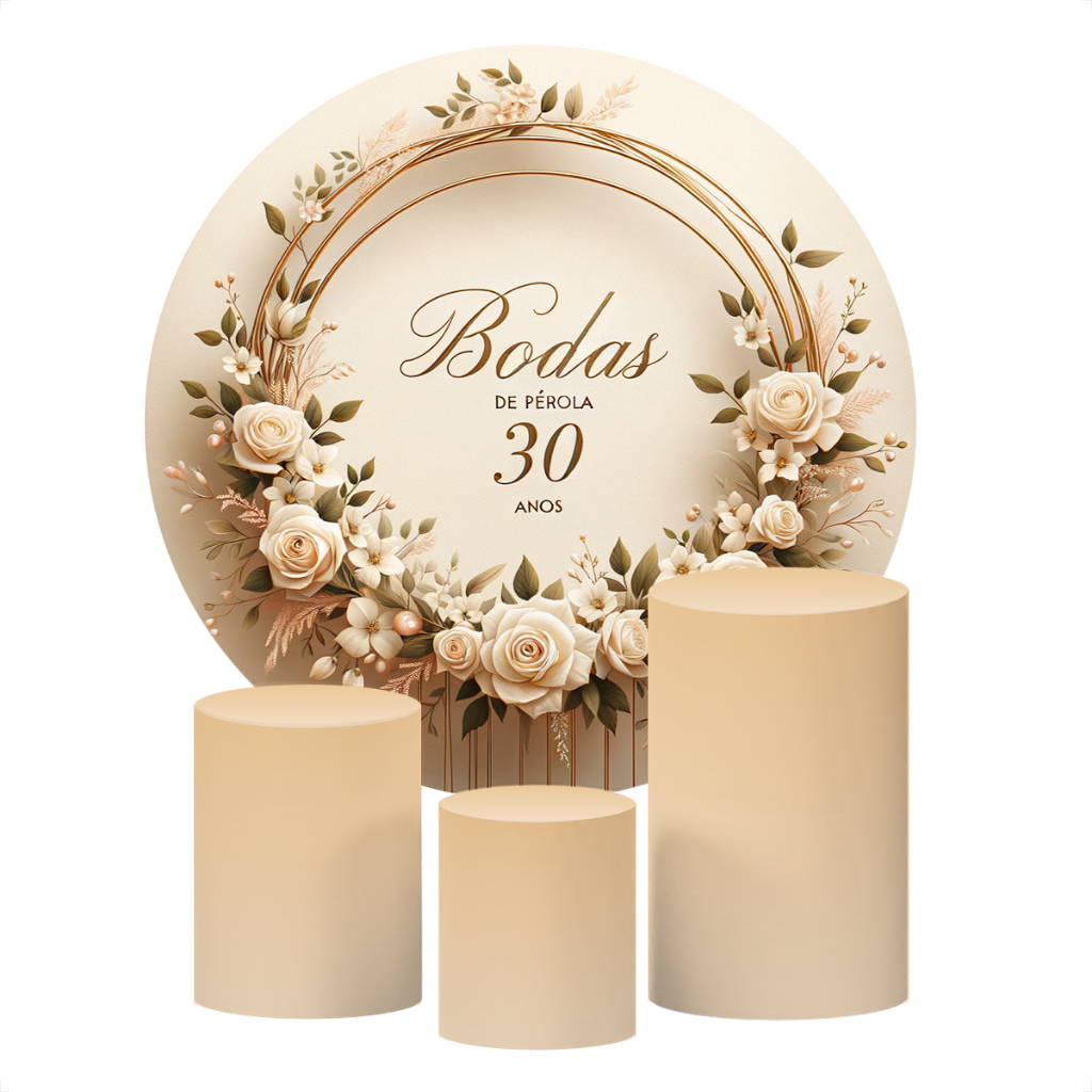 ideias festa bodas pérola