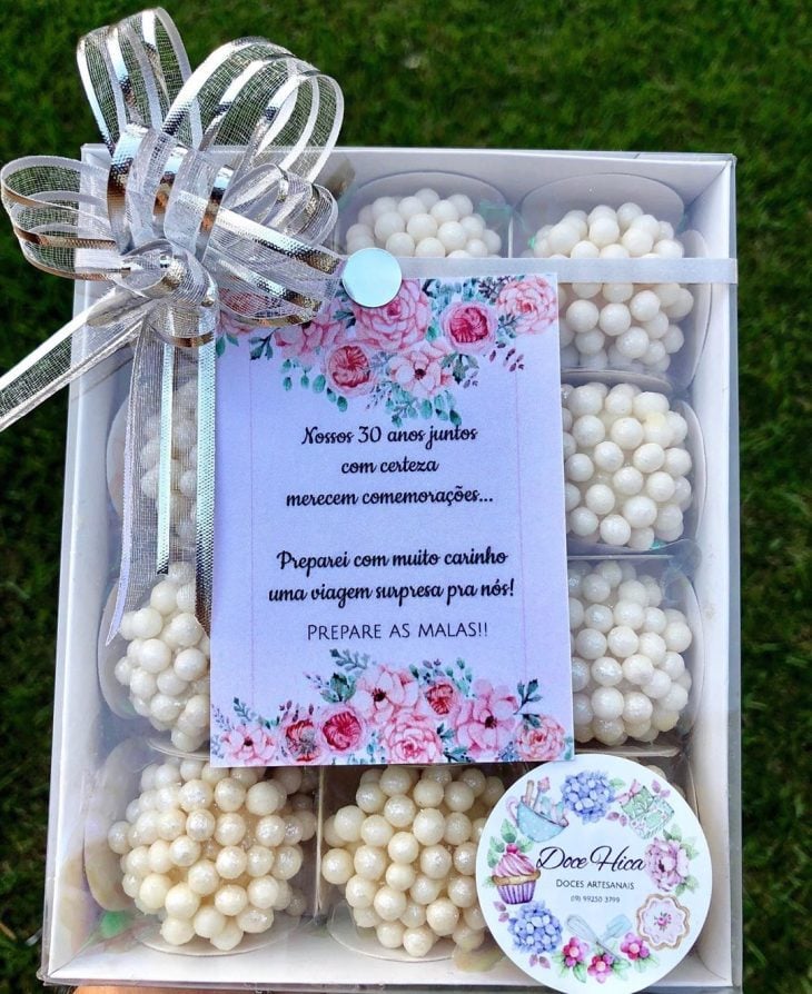 bolo bodas de pérola