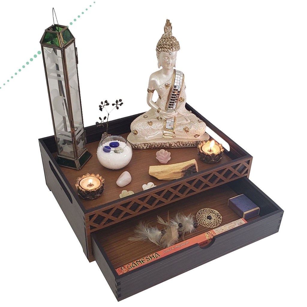 decoração para meditação em apartamento