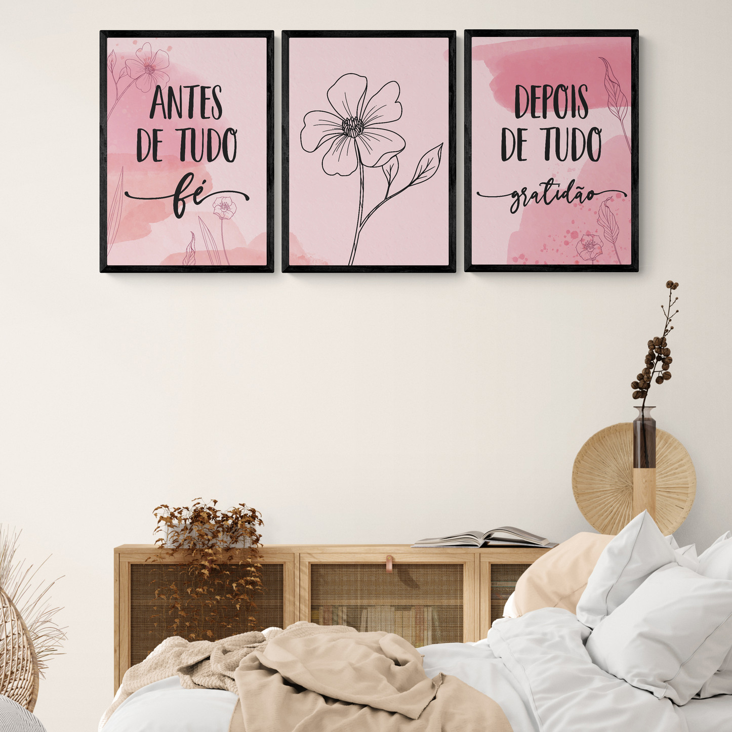 decoração parede feminina