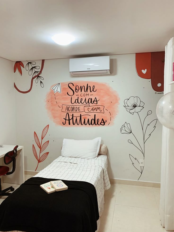 cartaz com moldura para quarto