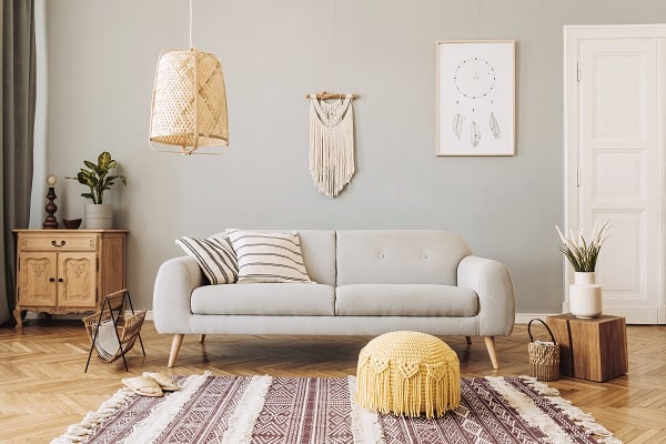 boho chic sala