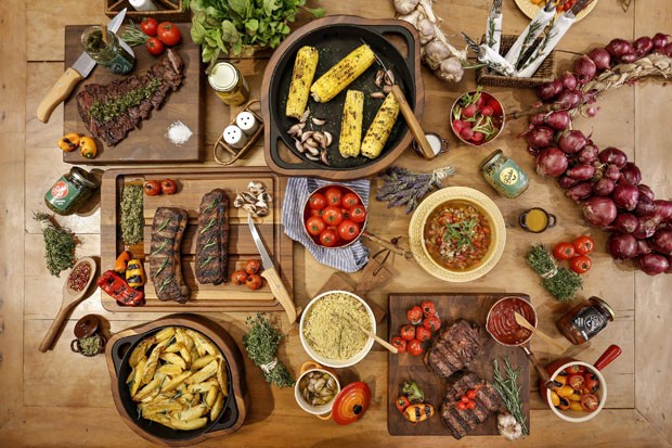 como decorar churrasco simples