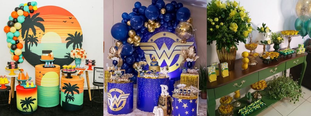 cores elegantes para festa noturna