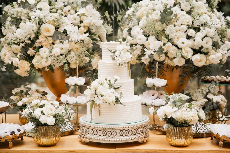 mini wedding mesa de bolo