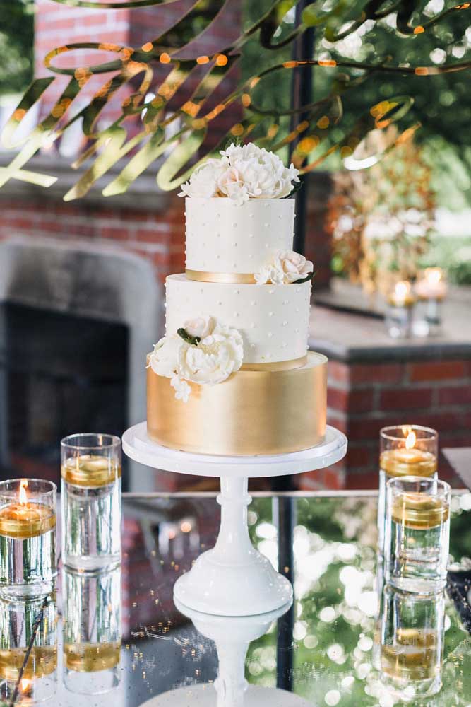mesa de bolo para casamento