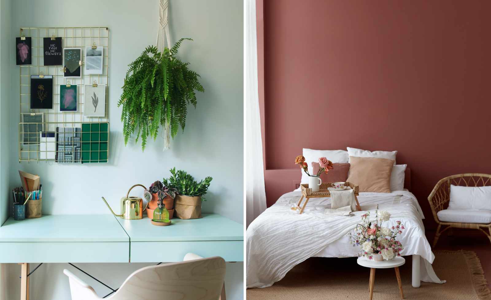 coordenar cores do ambiente com quadros