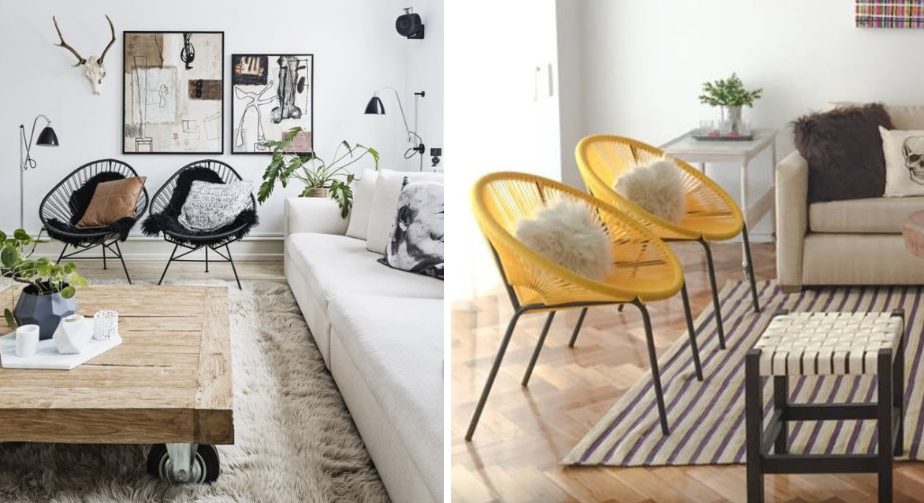 combinação de cadeiras diferentes na decoração