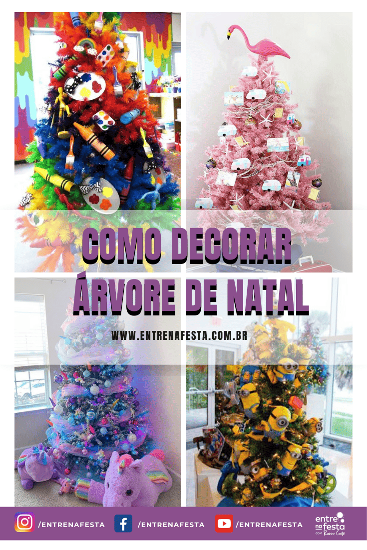 combinar cores na árvore de natal