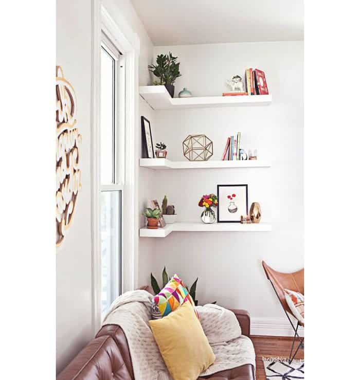 como decorar canto da sala