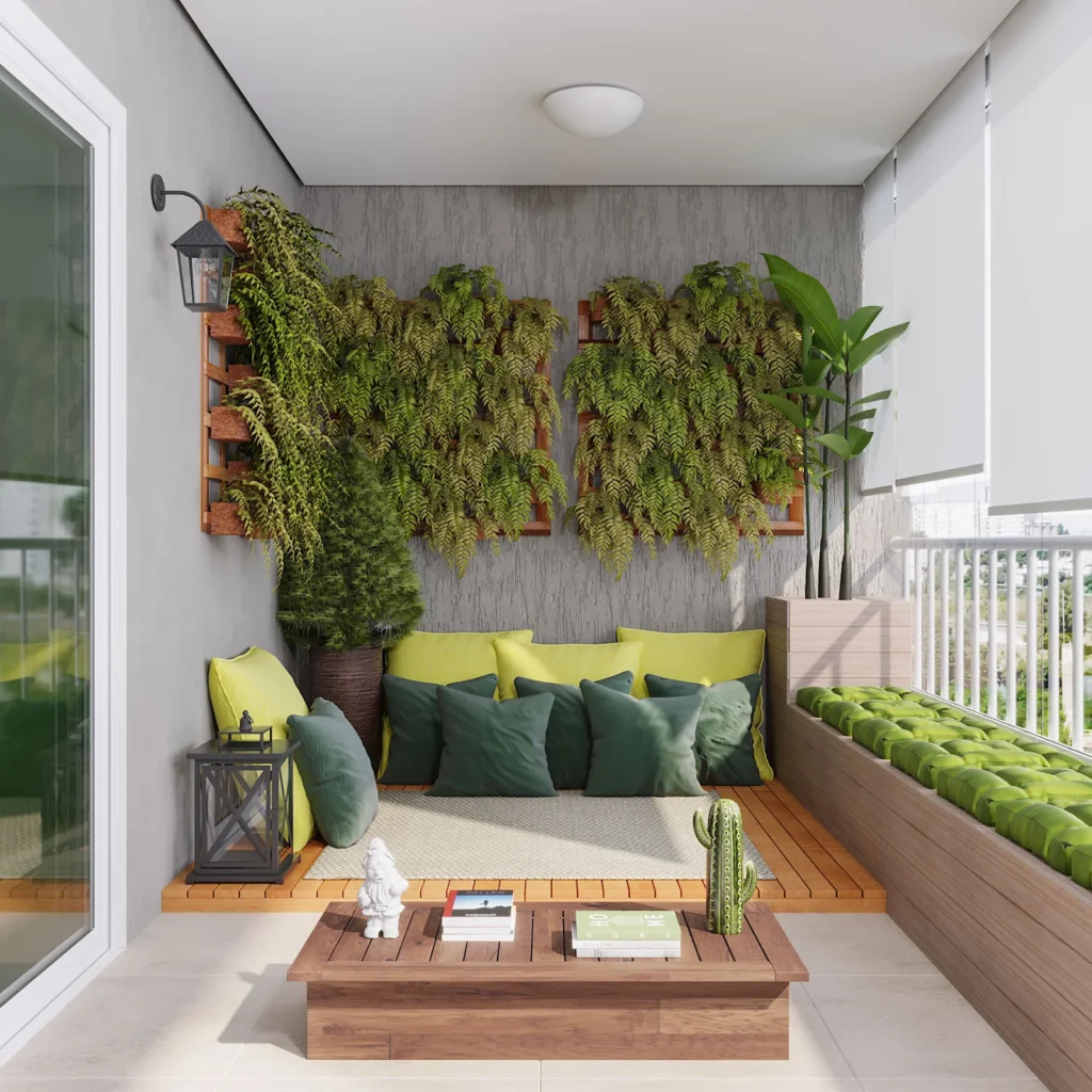 decoração de jardim simples