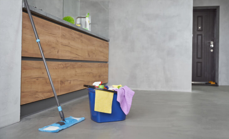 diluição água sanitária para chão
