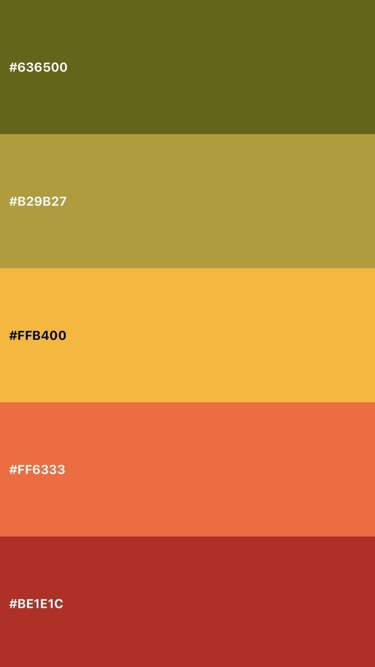 cores acolhedoras
