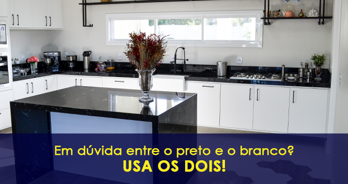 estilo contemporâneo cozinha preto branco